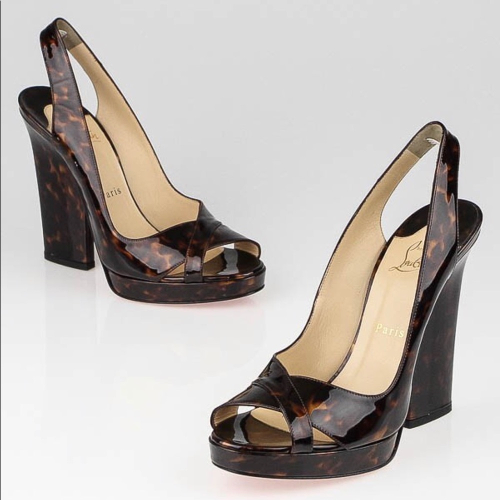 Slingback Louboutin size 10/41